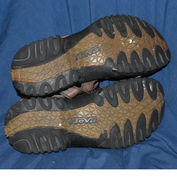 Teva Sandals Men's 13 Hiking Outdoor Strap Open Toe Tan #6591 - Picture 6 of 7